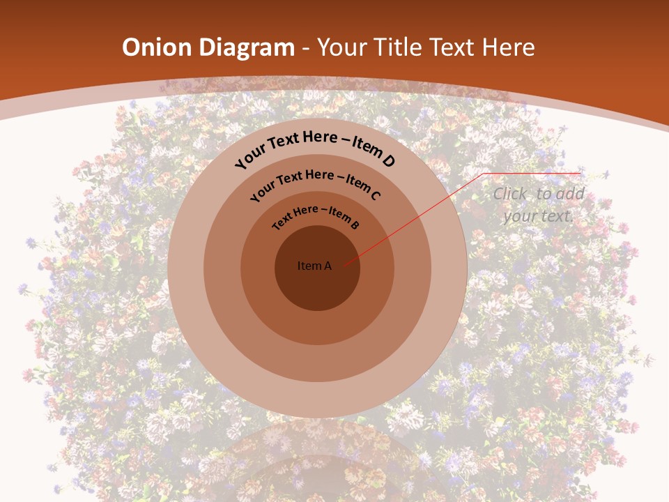 Bundle Blue Flower PowerPoint Template