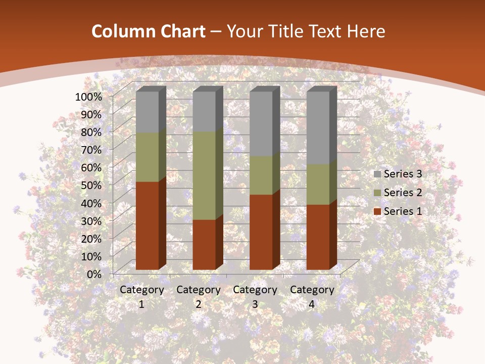 Bundle Blue Flower PowerPoint Template