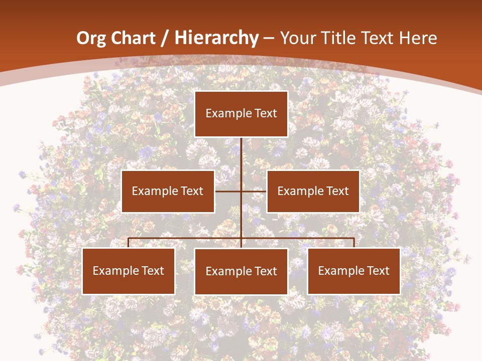 Bundle Blue Flower PowerPoint Template