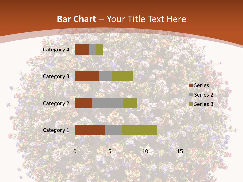 Bundle Blue Flower PowerPoint Template