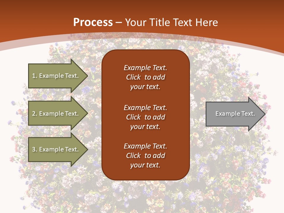 Bundle Blue Flower PowerPoint Template