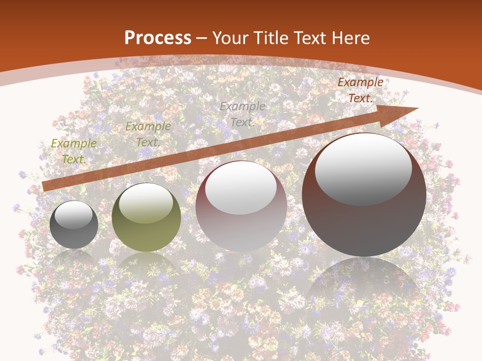 Bundle Blue Flower PowerPoint Template