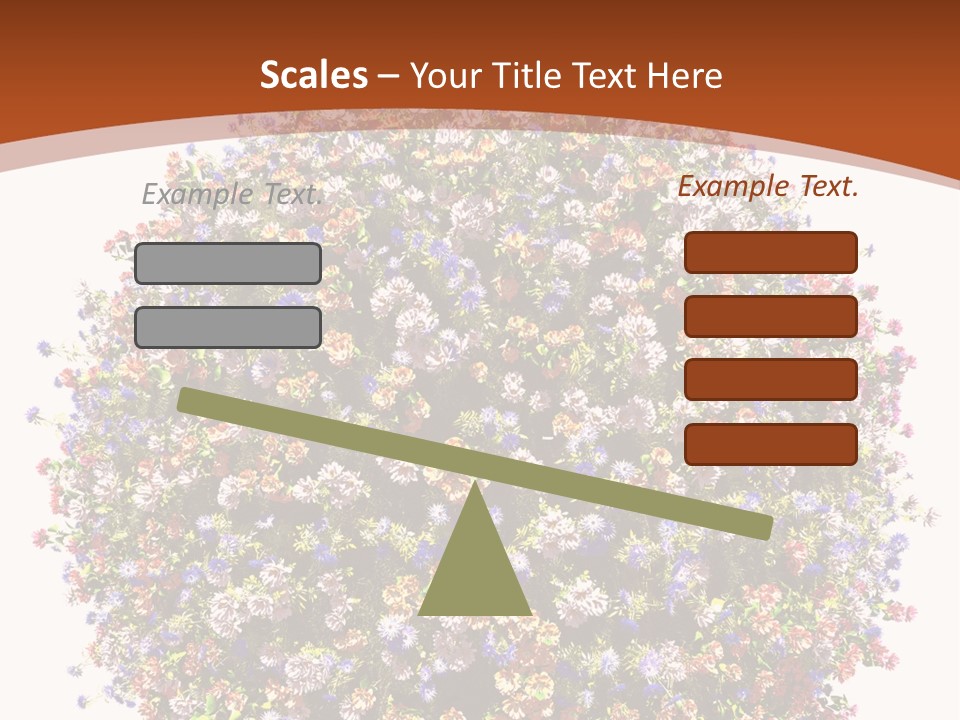 Bundle Blue Flower PowerPoint Template