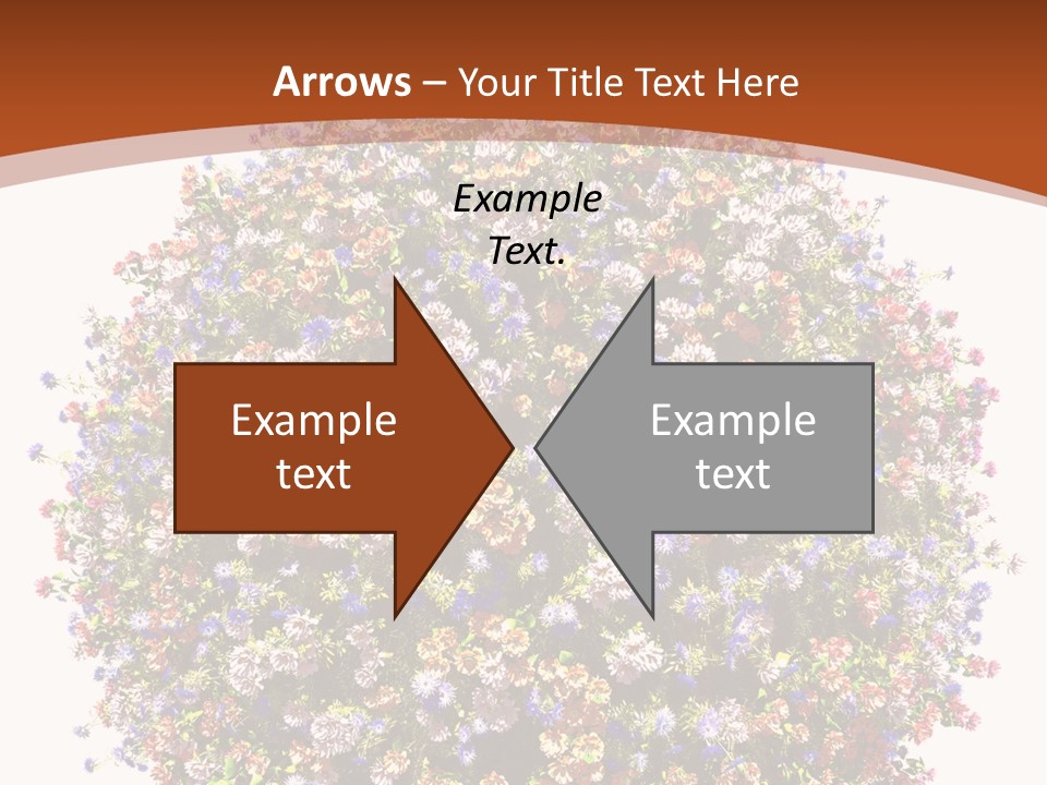 Bundle Blue Flower PowerPoint Template