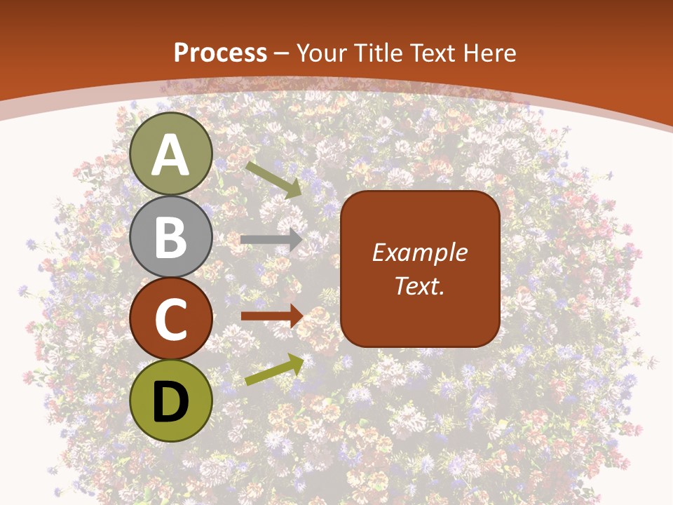 Bundle Blue Flower PowerPoint Template