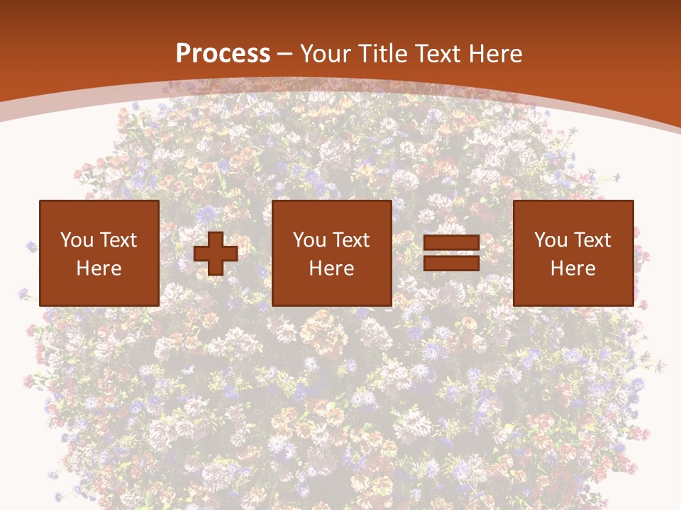 Bundle Blue Flower PowerPoint Template