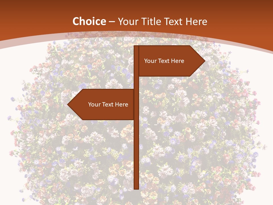 Bundle Blue Flower PowerPoint Template