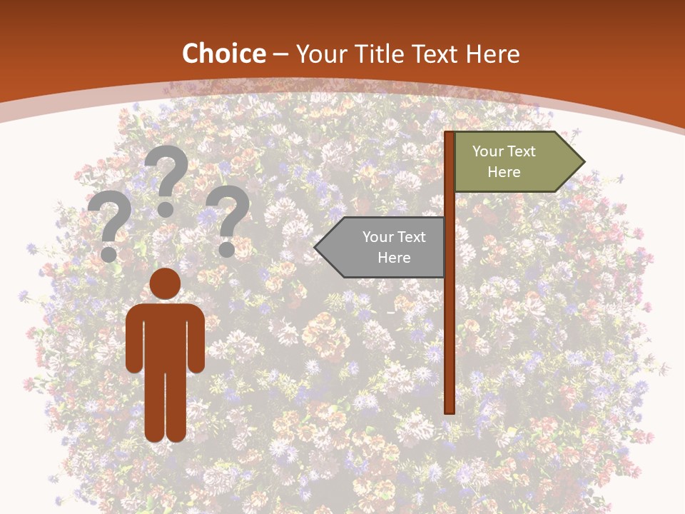 Bundle Blue Flower PowerPoint Template