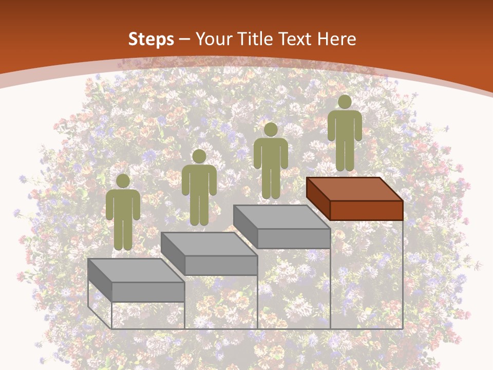 Bundle Blue Flower PowerPoint Template