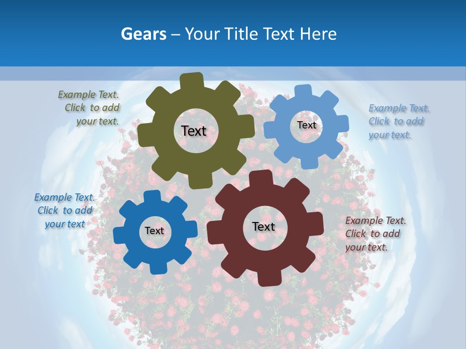 Condense Green Model PowerPoint Template