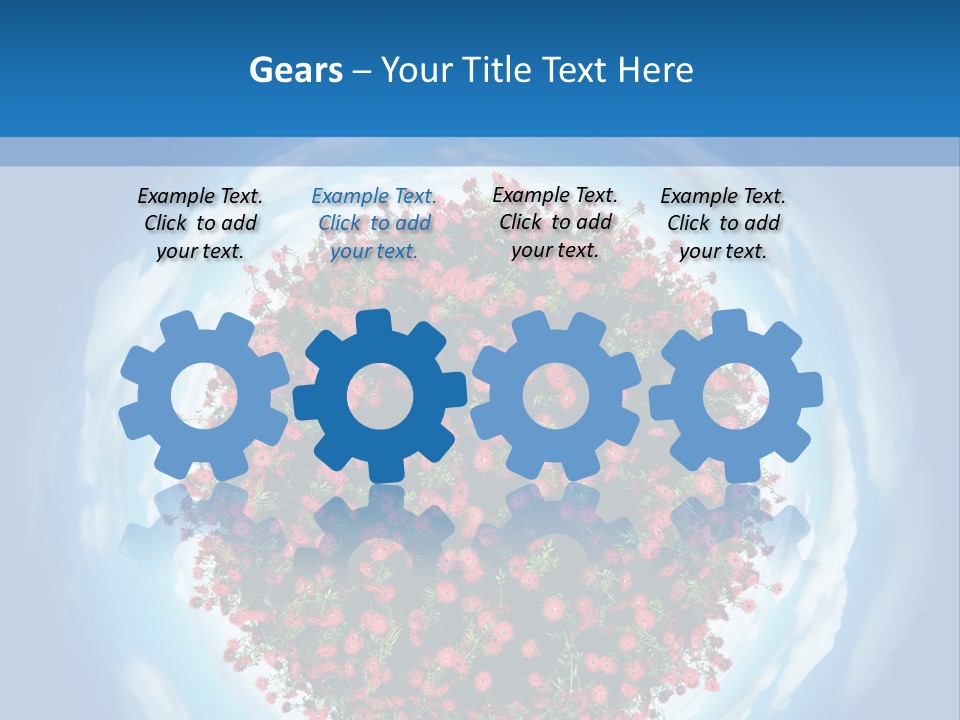 Condense Green Model PowerPoint Template