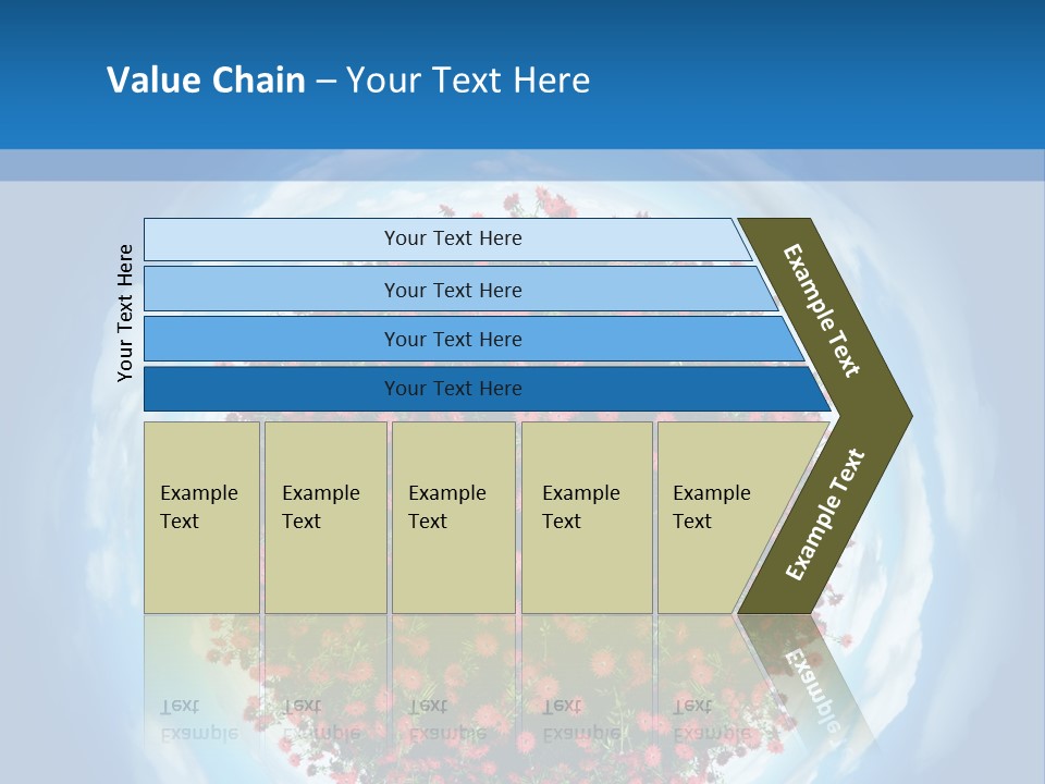 Condense Green Model PowerPoint Template