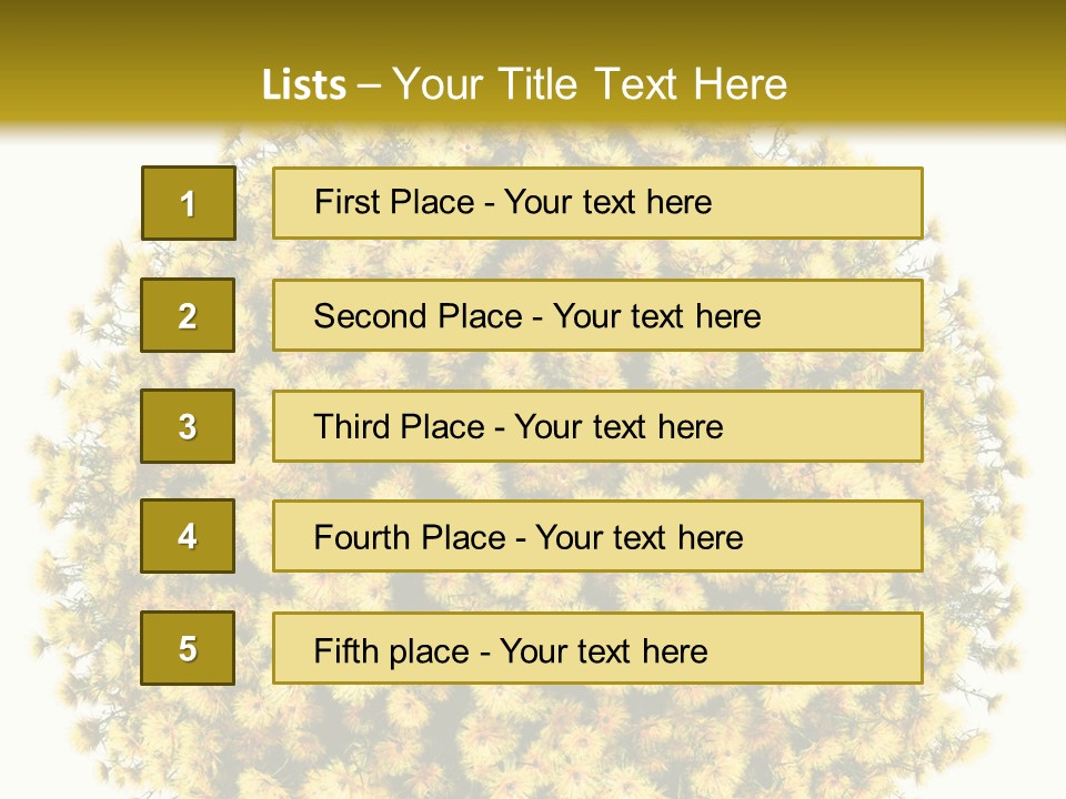 Mini Dense Land PowerPoint Template