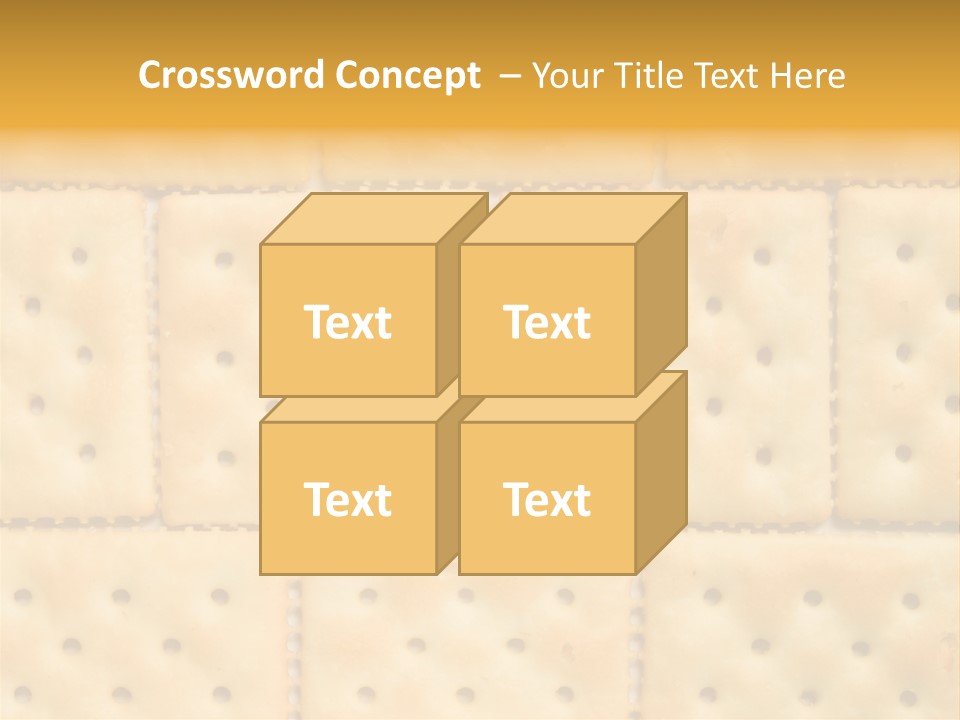 Biscuit Pattern Snack PowerPoint Template