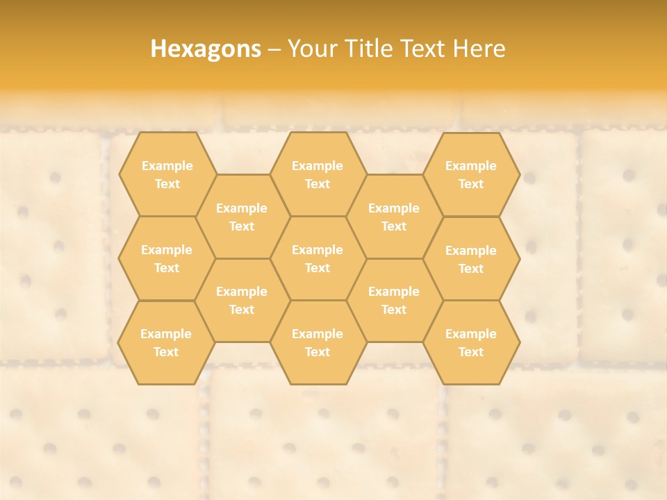 Biscuit Pattern Snack PowerPoint Template
