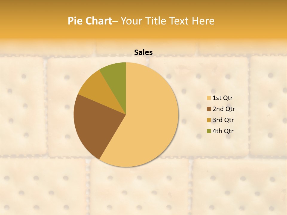 Biscuit Pattern Snack PowerPoint Template