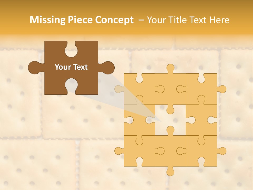 Biscuit Pattern Snack PowerPoint Template