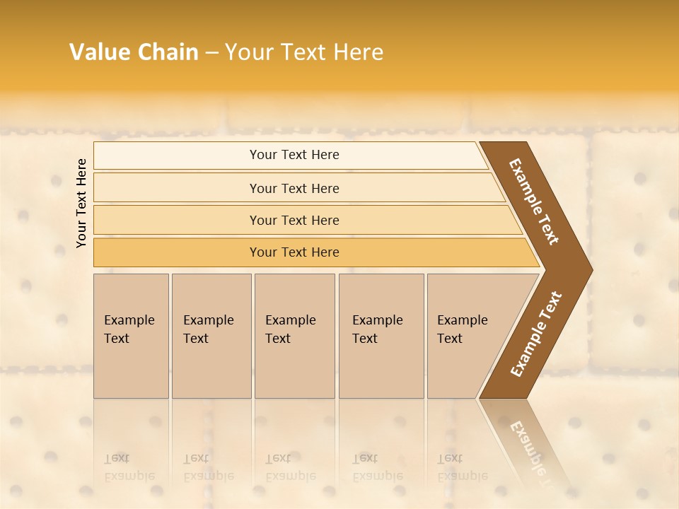 Biscuit Pattern Snack PowerPoint Template