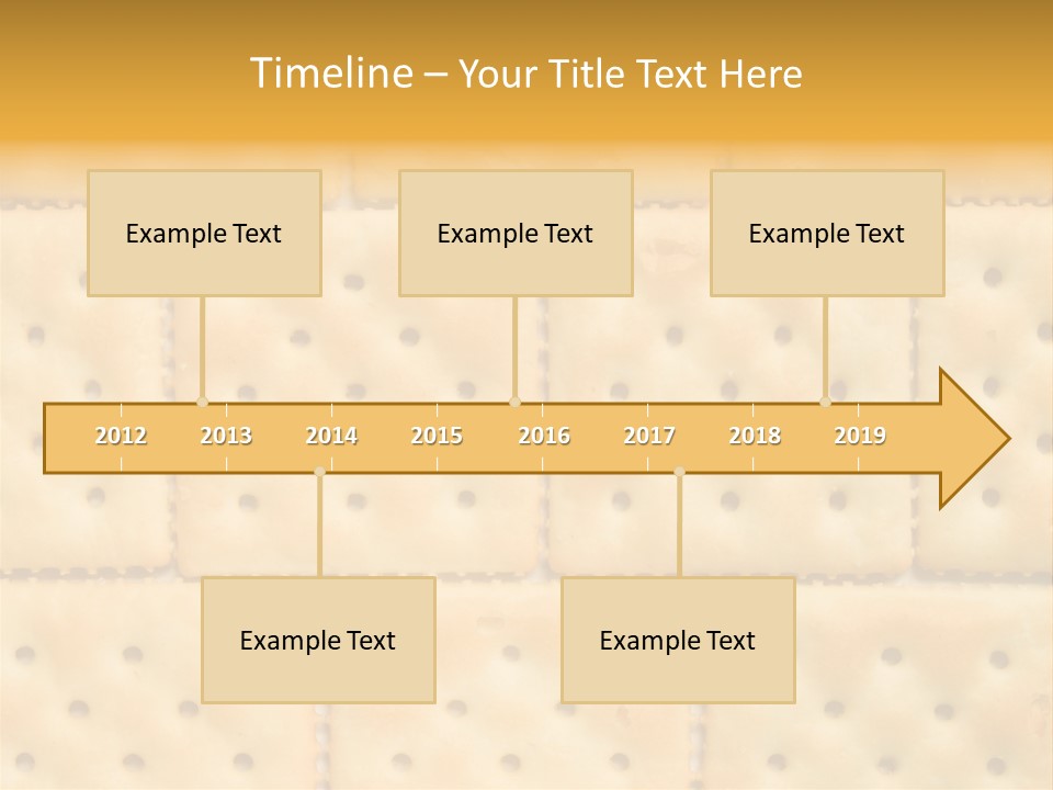 Biscuit Pattern Snack PowerPoint Template