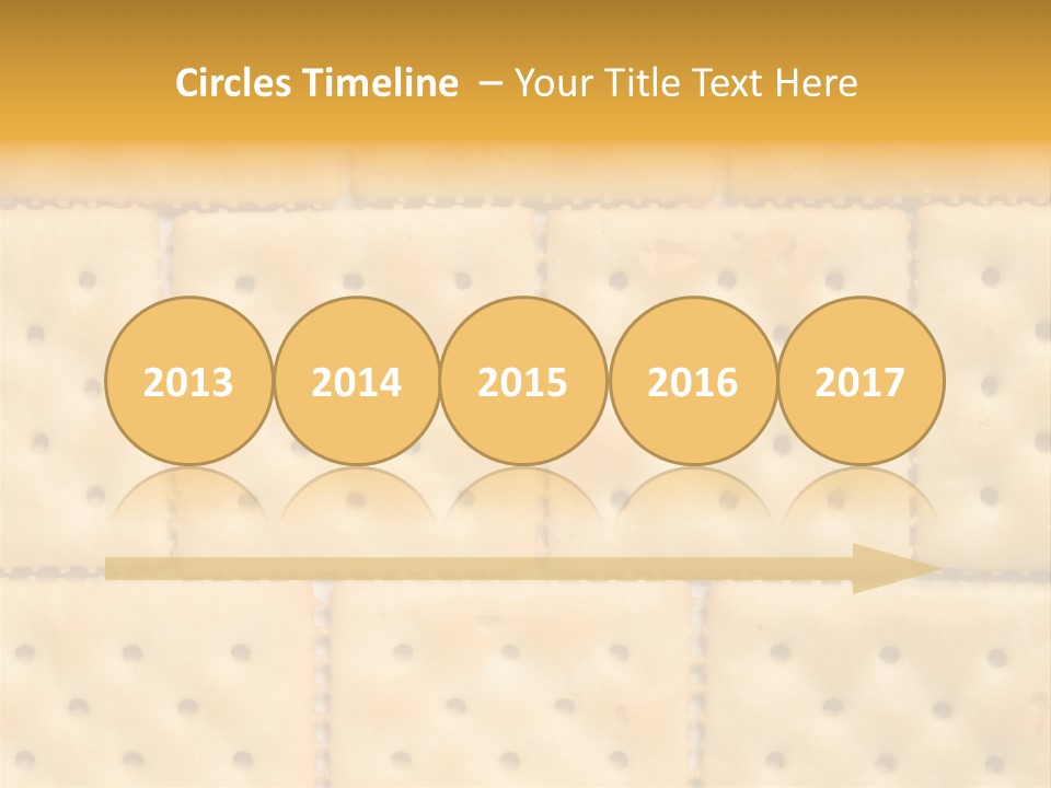 Biscuit Pattern Snack PowerPoint Template
