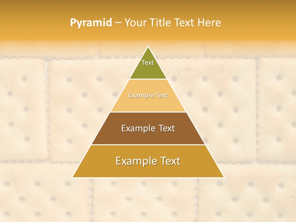 Biscuit Pattern Snack PowerPoint Template