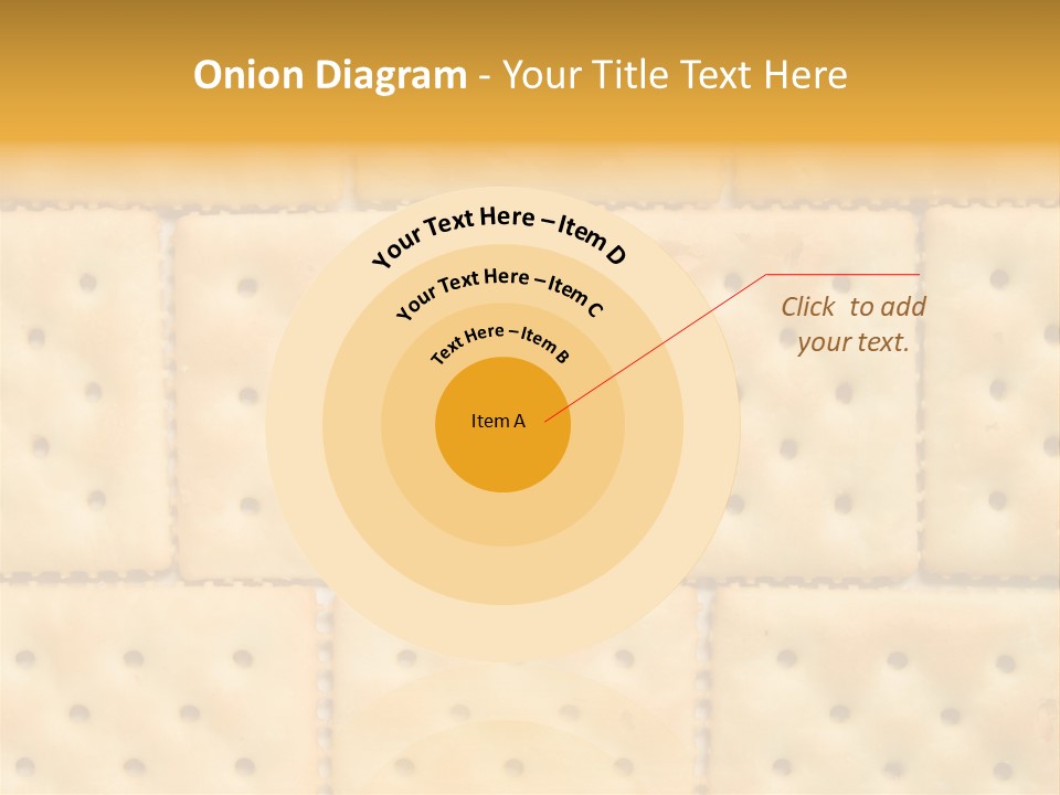 Biscuit Pattern Snack PowerPoint Template