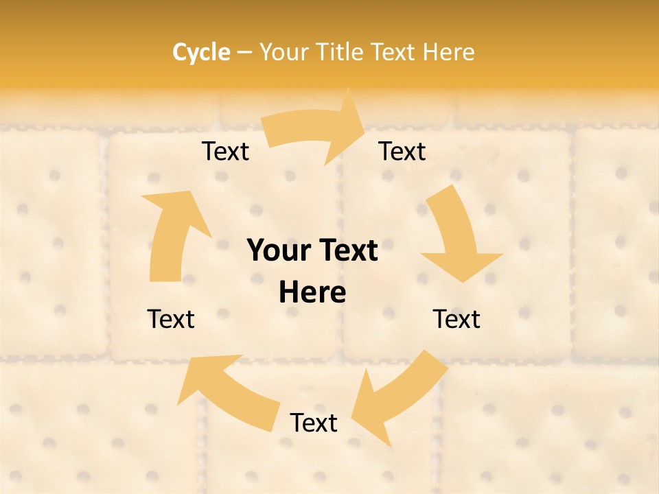 Biscuit Pattern Snack PowerPoint Template