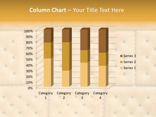 Biscuit Pattern Snack PowerPoint Template