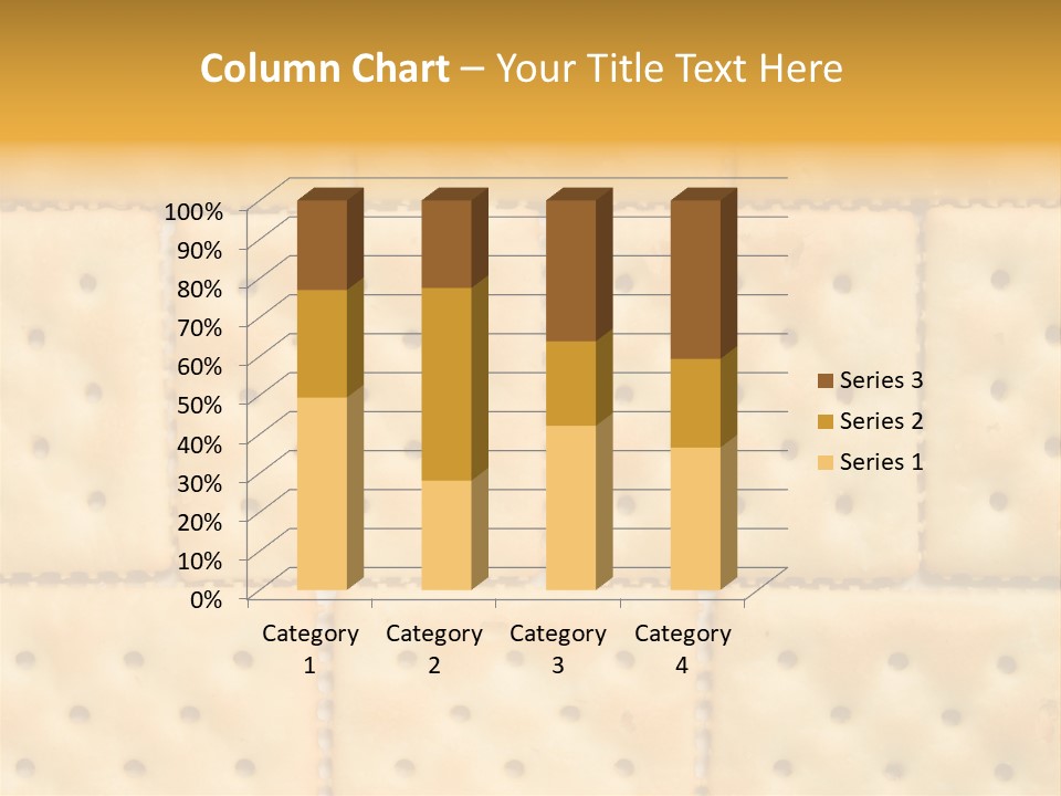 Biscuit Pattern Snack PowerPoint Template