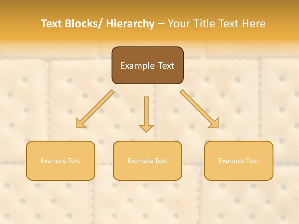 Biscuit Pattern Snack PowerPoint Template
