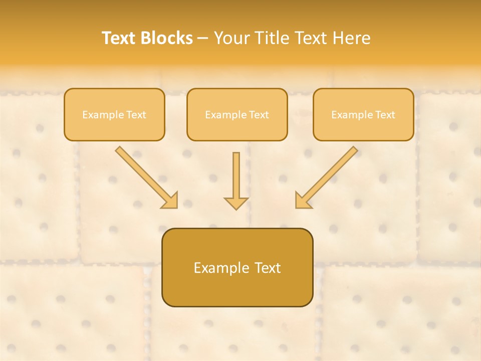 Biscuit Pattern Snack PowerPoint Template