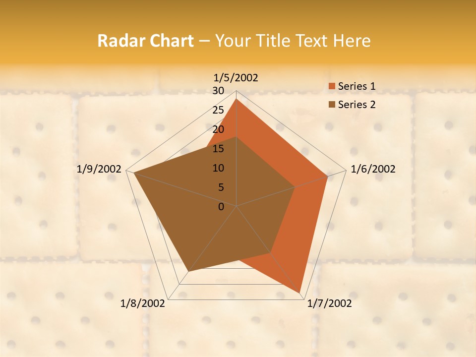 Biscuit Pattern Snack PowerPoint Template