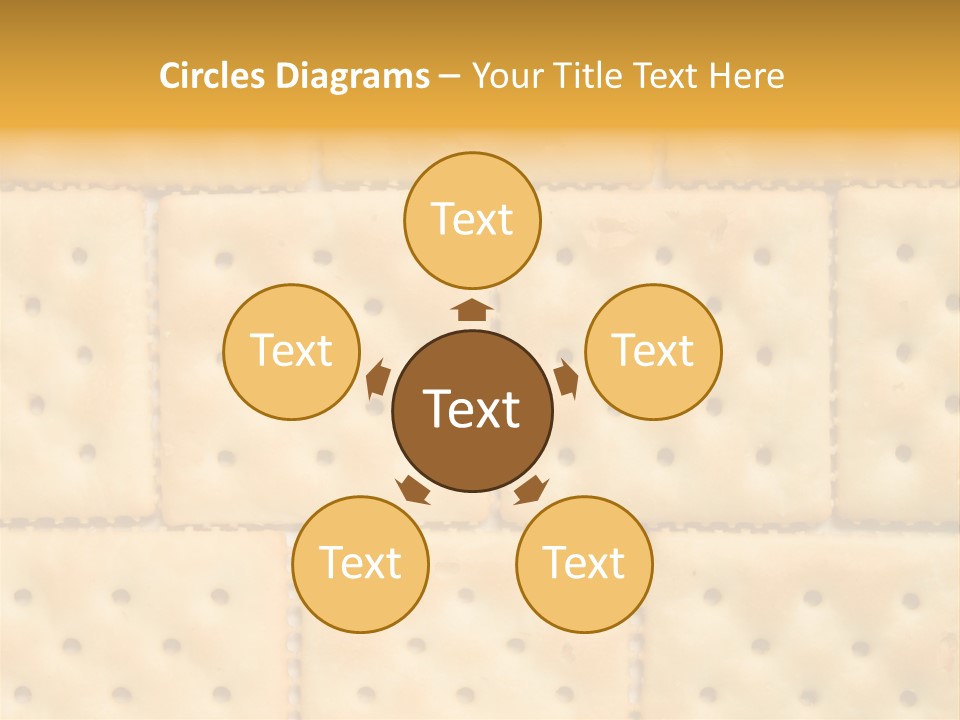 Biscuit Pattern Snack PowerPoint Template