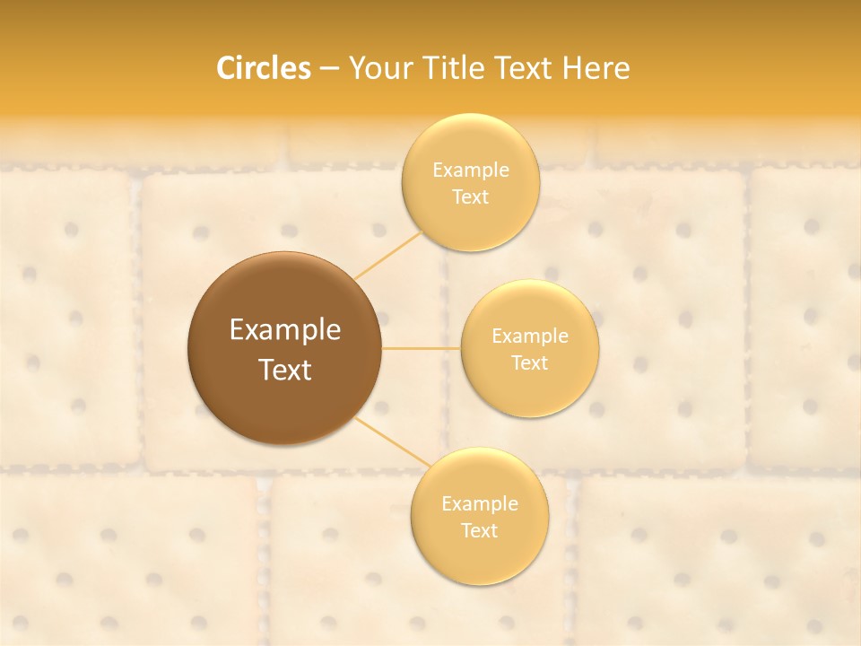 Biscuit Pattern Snack PowerPoint Template