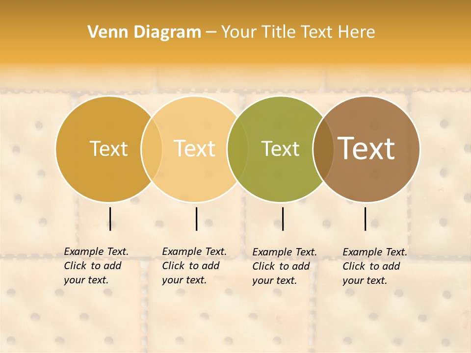 Biscuit Pattern Snack PowerPoint Template
