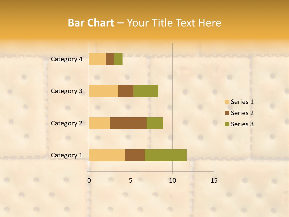 Biscuit Pattern Snack PowerPoint Template