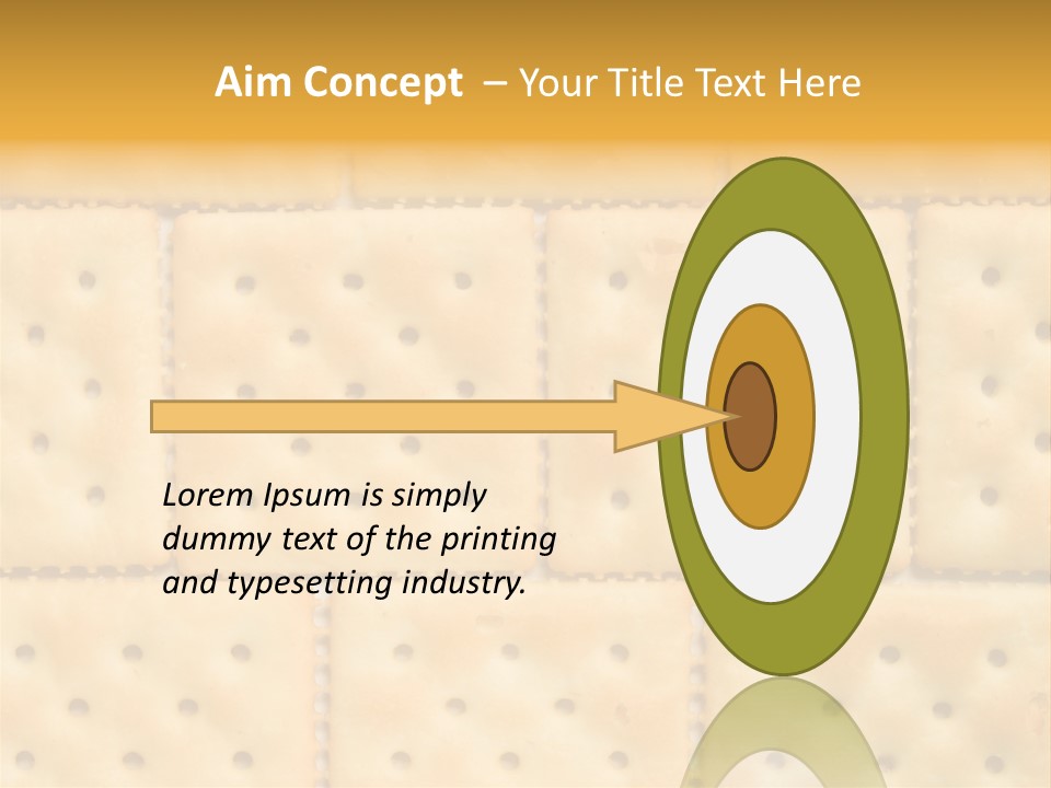 Biscuit Pattern Snack PowerPoint Template