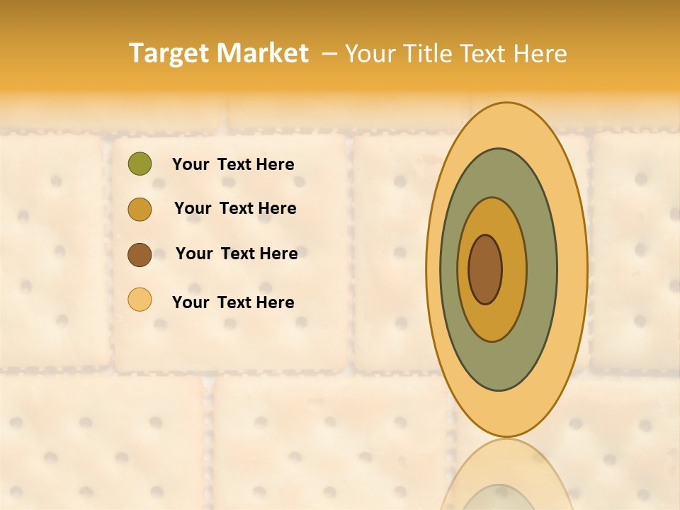 Biscuit Pattern Snack PowerPoint Template