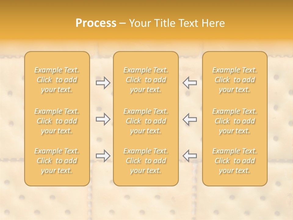 Biscuit Pattern Snack PowerPoint Template