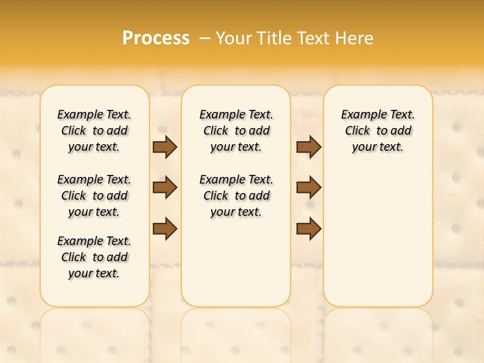 Biscuit Pattern Snack PowerPoint Template