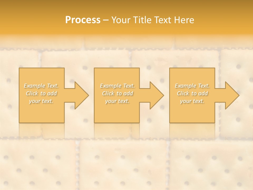 Biscuit Pattern Snack PowerPoint Template