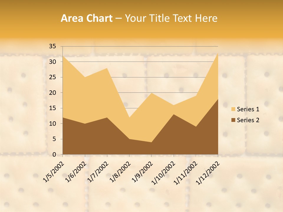 Biscuit Pattern Snack PowerPoint Template