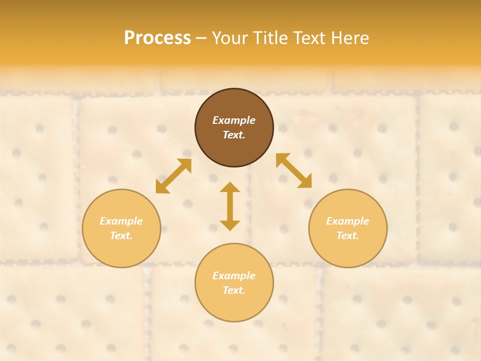 Biscuit Pattern Snack PowerPoint Template