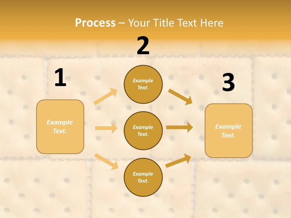 Biscuit Pattern Snack PowerPoint Template