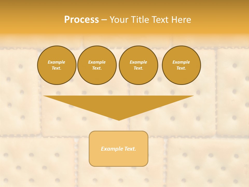 Biscuit Pattern Snack PowerPoint Template