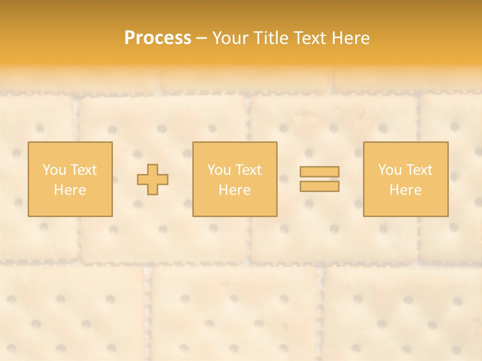 Biscuit Pattern Snack PowerPoint Template