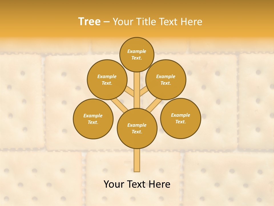 Biscuit Pattern Snack PowerPoint Template
