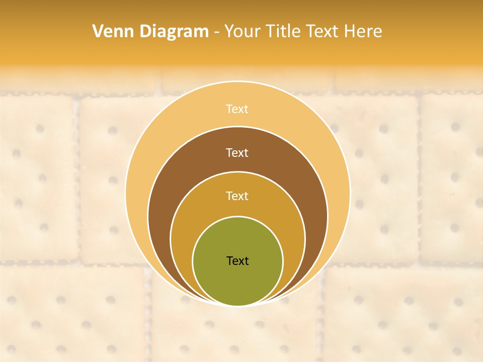 Biscuit Pattern Snack PowerPoint Template