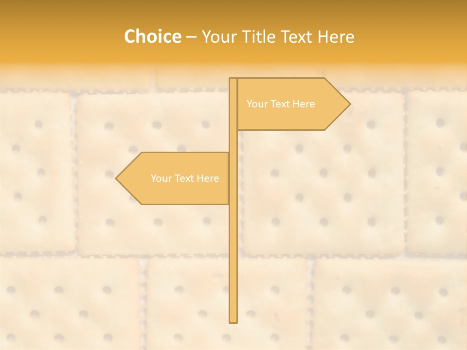 Biscuit Pattern Snack PowerPoint Template