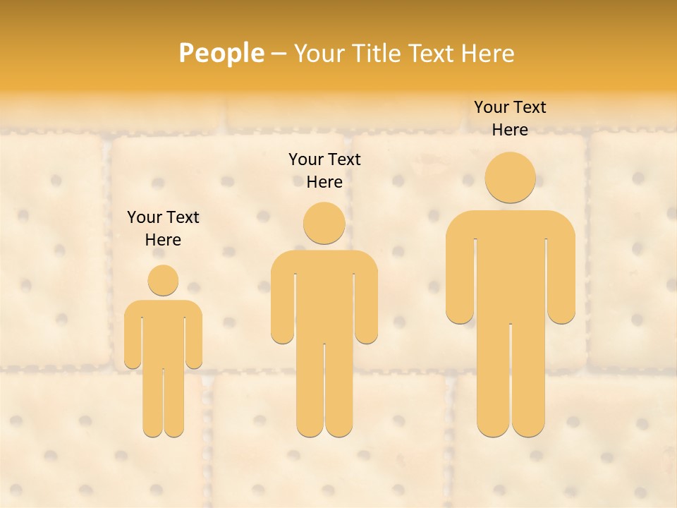 Biscuit Pattern Snack PowerPoint Template